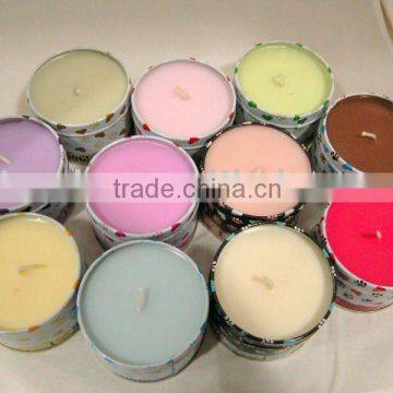 Tin Soy wax candle