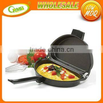 High Quality Round Shape Double Side Pan Non Stick Frypan