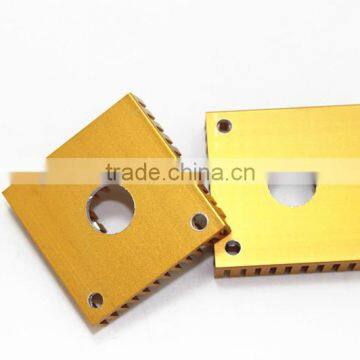3D Printer Accessories 40 * 40 * 11 Fin Heat Faster Makerbot Mk7MK8 Extruder Universal Gold J407 photo-2