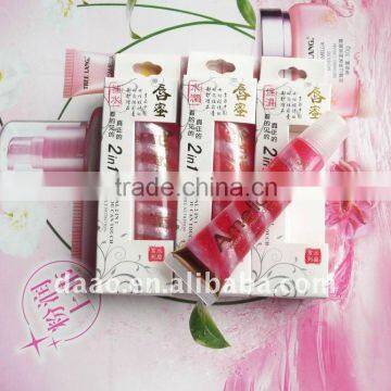 double color screw lip gloss -07 bubble bath , body lotion , body butter , shower gel, hand wash, hand lotion