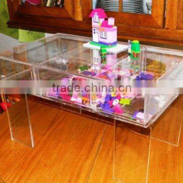 Children's Lego Puzzle Activity Craft Lucite Acrylic Tray Table