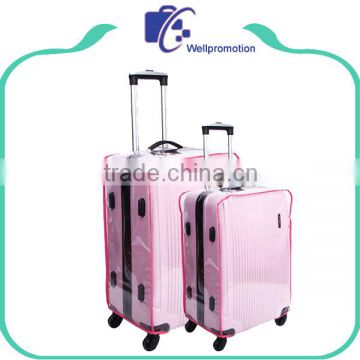 Custom printing waterproof clear plastic luggage cover                        
                                                Quality Choice