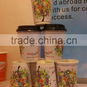 NewTop Low Cost Double Wall Ripple Coffee Paper Cup