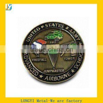 High quality fake antique brass coin, commemorative coin