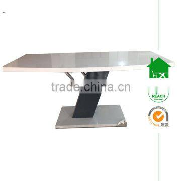 DT-3004 modern design white high gloss dining table