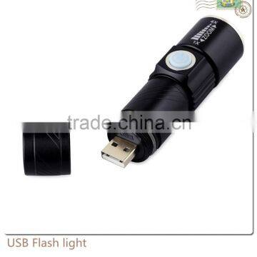 LED Flashlight Torch Adjustable Focus Zoom searchlight Lamp