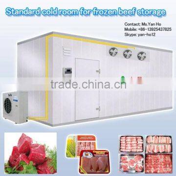 Standard cold room for frozen beef storage