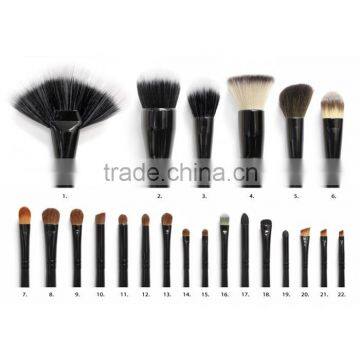 Beauty Tools Natural Hair 22pcs Professional Cosmetic Makeup Brush Sets with PU Makeup Case