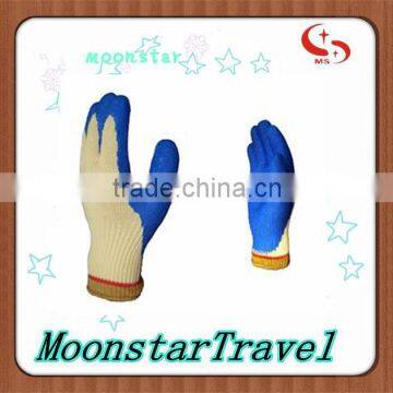 10 gauge cotton knitted Latex working gloves