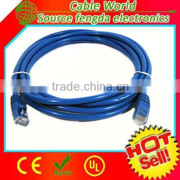factory offer high quality UTP cat5 cat5e ethernet cable different colors available