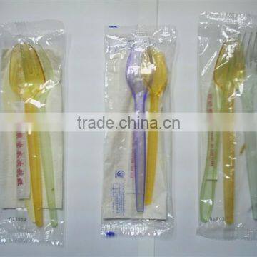 Full Automatic Disposable Plastic Cutlery Fork, Spoon Packing Machine photo-3