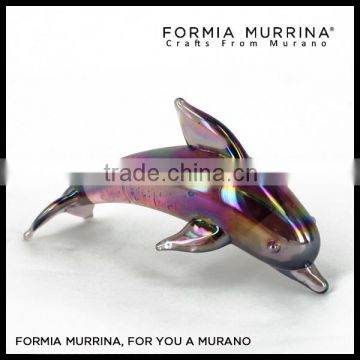 Wedding Gifts Handmade Murano Glass Dolphin Figurines