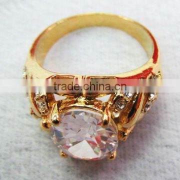 Fashion gloden rings,Ladies rhinestone ring,Fashion accessories