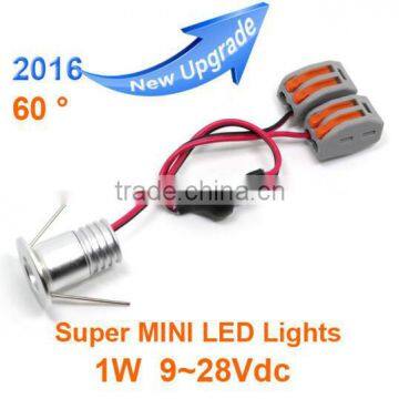 NEW DC12V 60degree 1W super mini led sopt light