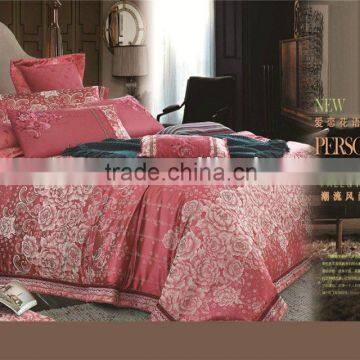 luxury polycotton jacquard bedding set