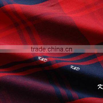Cotton Woven Plain Shirting Manufacturers Plaid Fabric photo-2