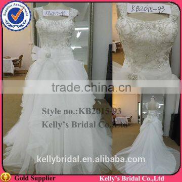 make of high quality beading and embroidery latest bridal wedding gowns pictures