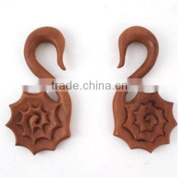 special wooden ear plug wood jewelry factory price