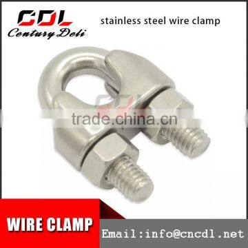 stainless steel 304 316 wire rope clamp