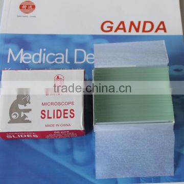 single frosted end borosilicate glass microscope slides