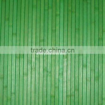 colored bamboo wall covering