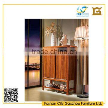 wooden shoe cabinet design sliding door