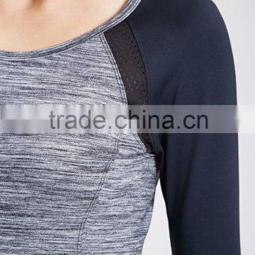 Girs Plain Nylon and Spandex Sport Wholesale Custom Make Women Sport Clothing Yoga Fitness Wear Wholesale photo-4