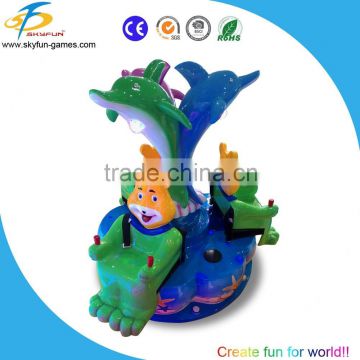 Newest unique design factory price children ride carousel game machine