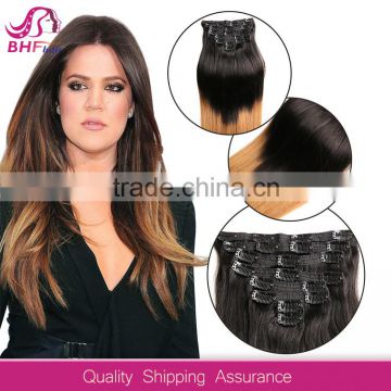 2016 hot selling hair extension clip in