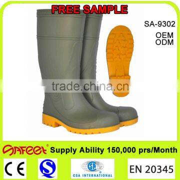 Long Farming Pvc Safety Boots S5, Silicon Rubber Rain Overshoesboots in Agriculture, Boots in Agriculture (SA-9303) photo-4