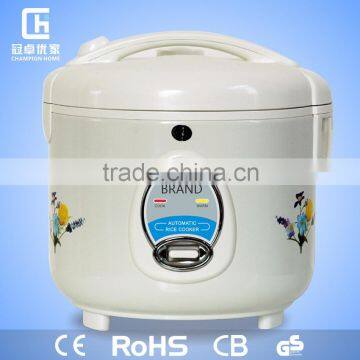 Deluxe stainless steel notic-stick inner pot low price 1.5L CE ROHS CB GS korean electric mini rice cooker