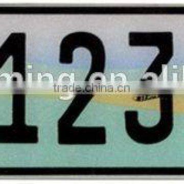 Car License Plate Grade PVC Type DM8300