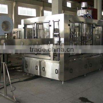 Monobloc 3-in-1 glass bottled tea hot filling production line