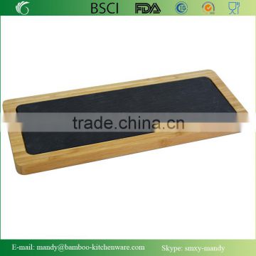 Slate Bamboo Sushi Board Serving Board