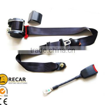 truck bus seat parts 3 point Retractable safety belts