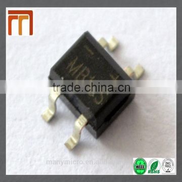 Surface Mount Regular Bridge Rectifier 0.5A MB10S