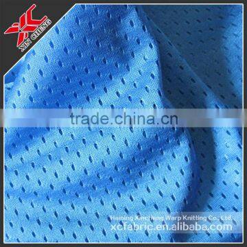 Warp knitting 100 polyester tricot mesh fabric