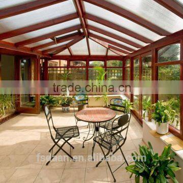 Curved Glass Roof Sunroom or Patio Room With Aluminum Frame photo-3