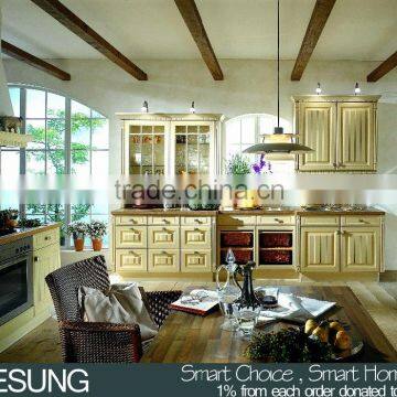 luxury kitchen designs solid wood kitchen cabinet