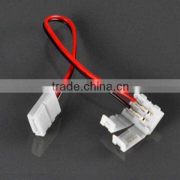 10mm 2pin LED Connectors Adapters for Single Color 5050 SMD LED Strip Extension
