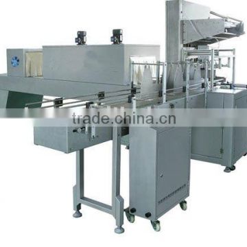 Hot shrink film wrapping machine