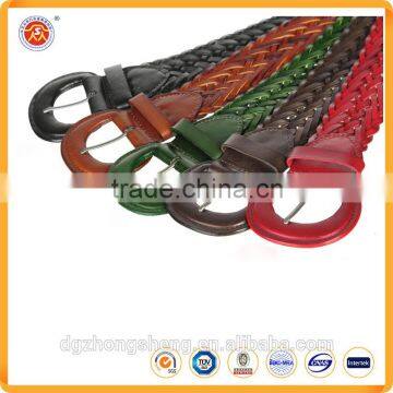 2016 High Quality Buffalo Leather Weave Belt for Wholesale photo-4