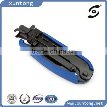 Terminal range with pressing tool terminal crimping tool