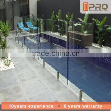 New Garden Glass Fence Design Frameless Pool Fencing Glass Aluminum Fence photo-3