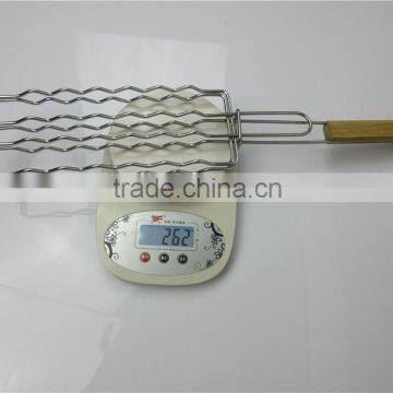 BBQ Grill Basket With Wooden Handle