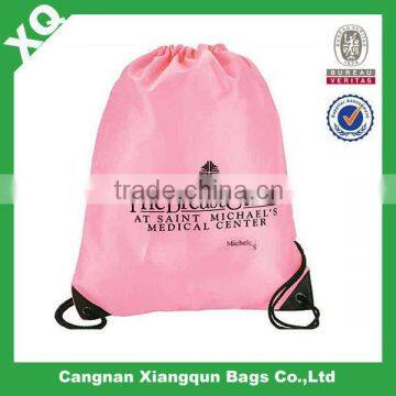 2015 new polyester drawstring shoe bag