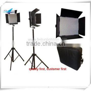 Warm & cool white background 896pcs pannel led theater stage light/led studio light