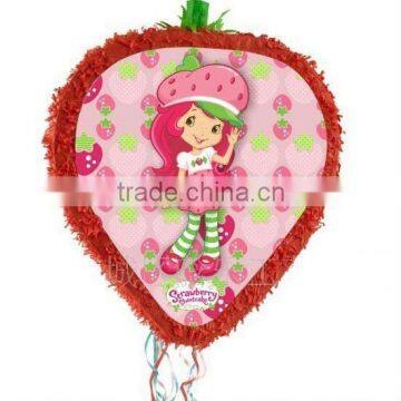 Strawberry Shortcake pinatas