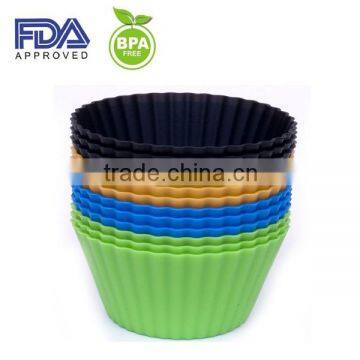 Durable Fancy Mini Silicone Cupcake Liners