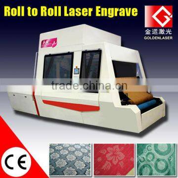 Laser Engraving Textiles of Garment Fabric Laser Engraving Machine 1.6X1.6m